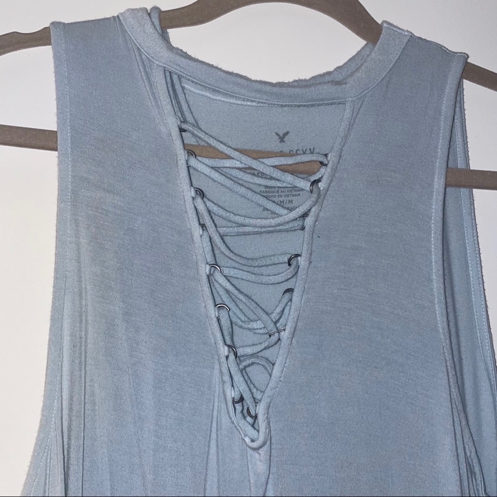American Eagle Soft & Sexy Criss Cross Tank